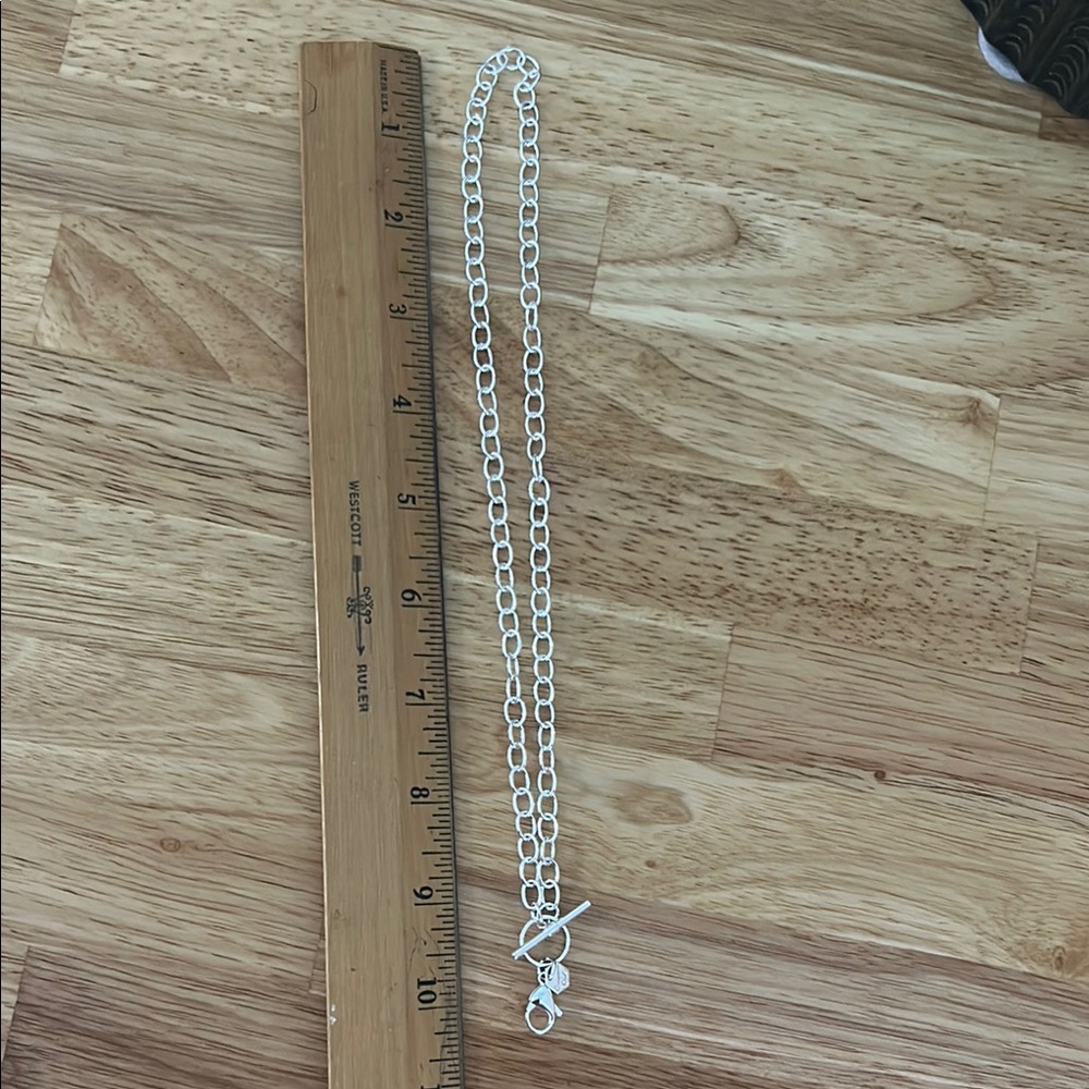Origami Owl Silver Statement Necklace